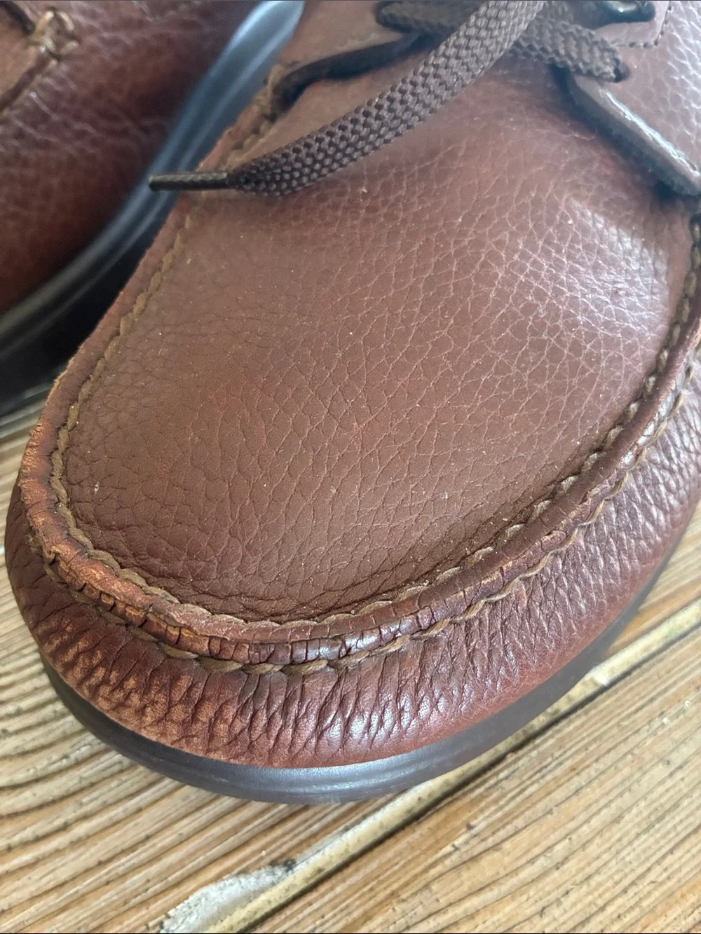 SAS Bout Time Lace Up Loafer in Brown 13.5 WW